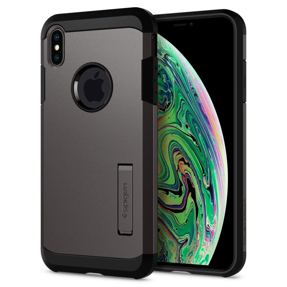 Spigen Tough Armor Designed for iPhone Xs MAX Case (2018) - Gunmetal