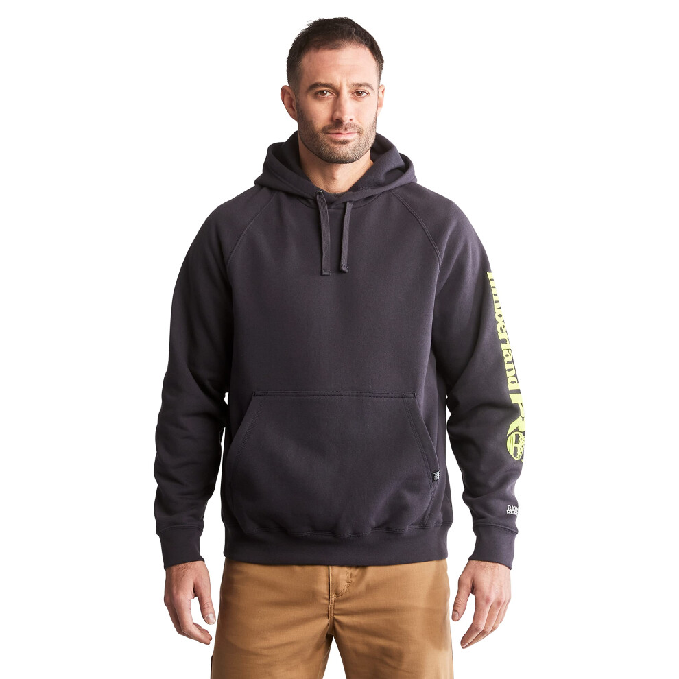 Timberland PRO Men's Hood Honcho Sport Pullover  Dark Navy/Yellow  S