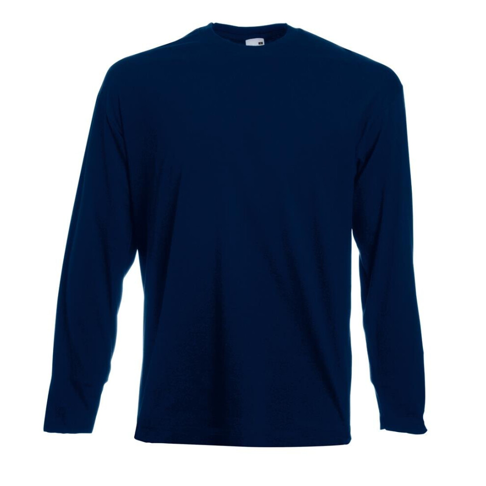 Adult 47 oz Sofspun Jersey Long-Sleeve T-Shirt (J NAVY - J NAVY 2XL)