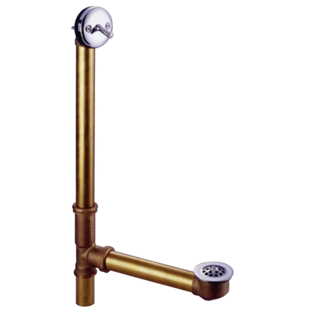 Kingston Brass DTL1181 Bath Tub Drain with Overflow  Polished Chrome-image-OPC-PFKKJ7D-NEW