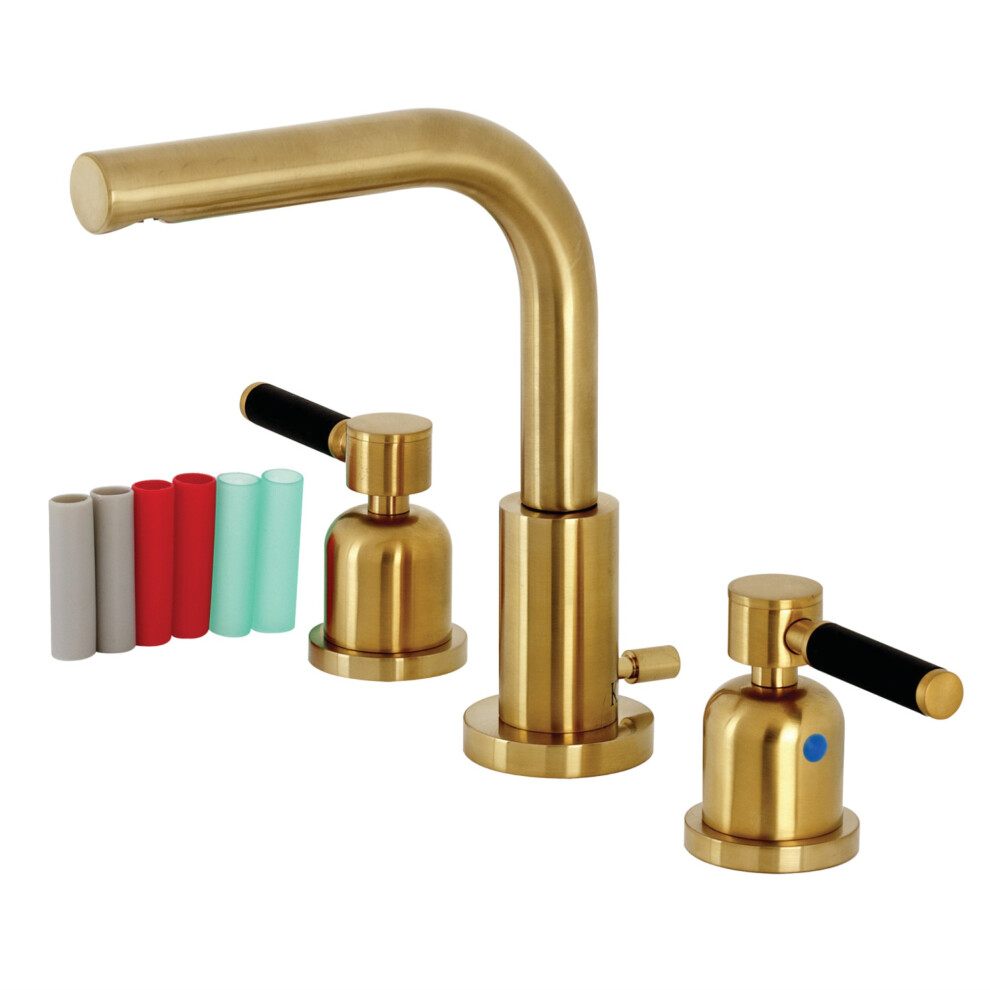 Photos - Tap Fauceture FSC8953DKL 8 in. Widespread Bathroom Faucet Brushed Brass B07YQNFBDX
