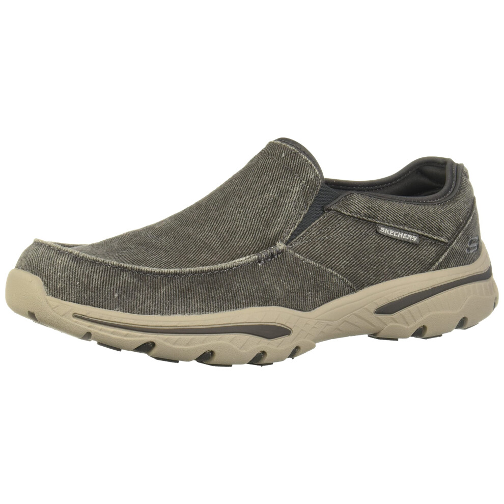 Skechers Mens Relaxed Fit-creston-Moseco Moccasin  charcoal  14 M US