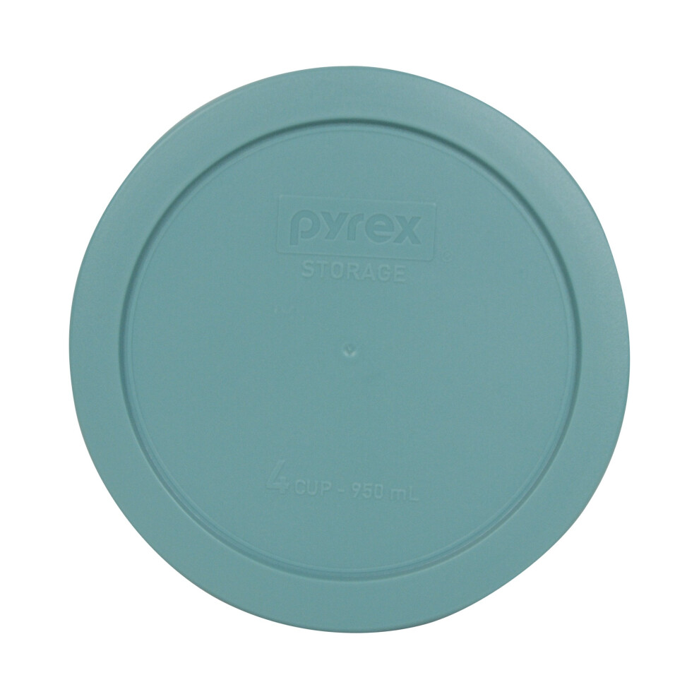 Pyrex 7201-Pc Round 4 cup Storage Lid for glass Bowls (1  Turquoise)