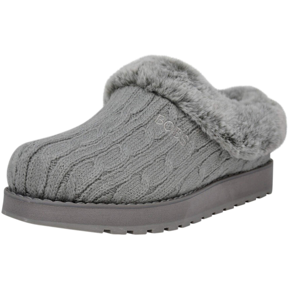 Skechers BOBS from Women's Keepsakes Delight Slipper  Grey  9.5 M US