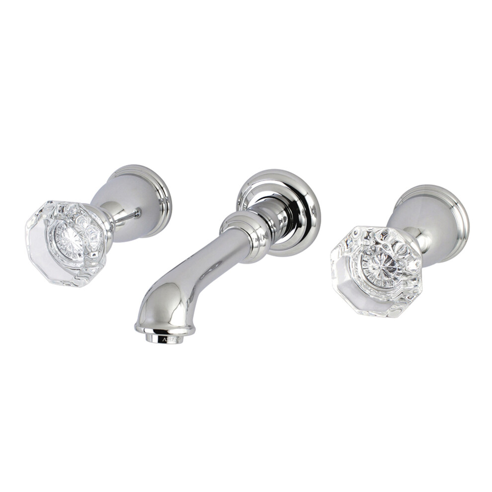 Photos - Tap Kingston Brass KS7121WCL Wall Mount Bathroom Faucet Polished Chrome B079KRNH4P