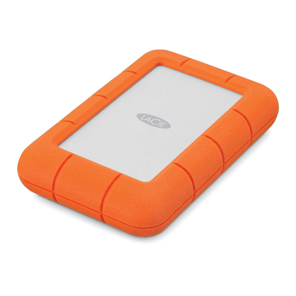 Lacie LAc301558 Rugged Mini USB 30 Portable External HD  Orange  1TB