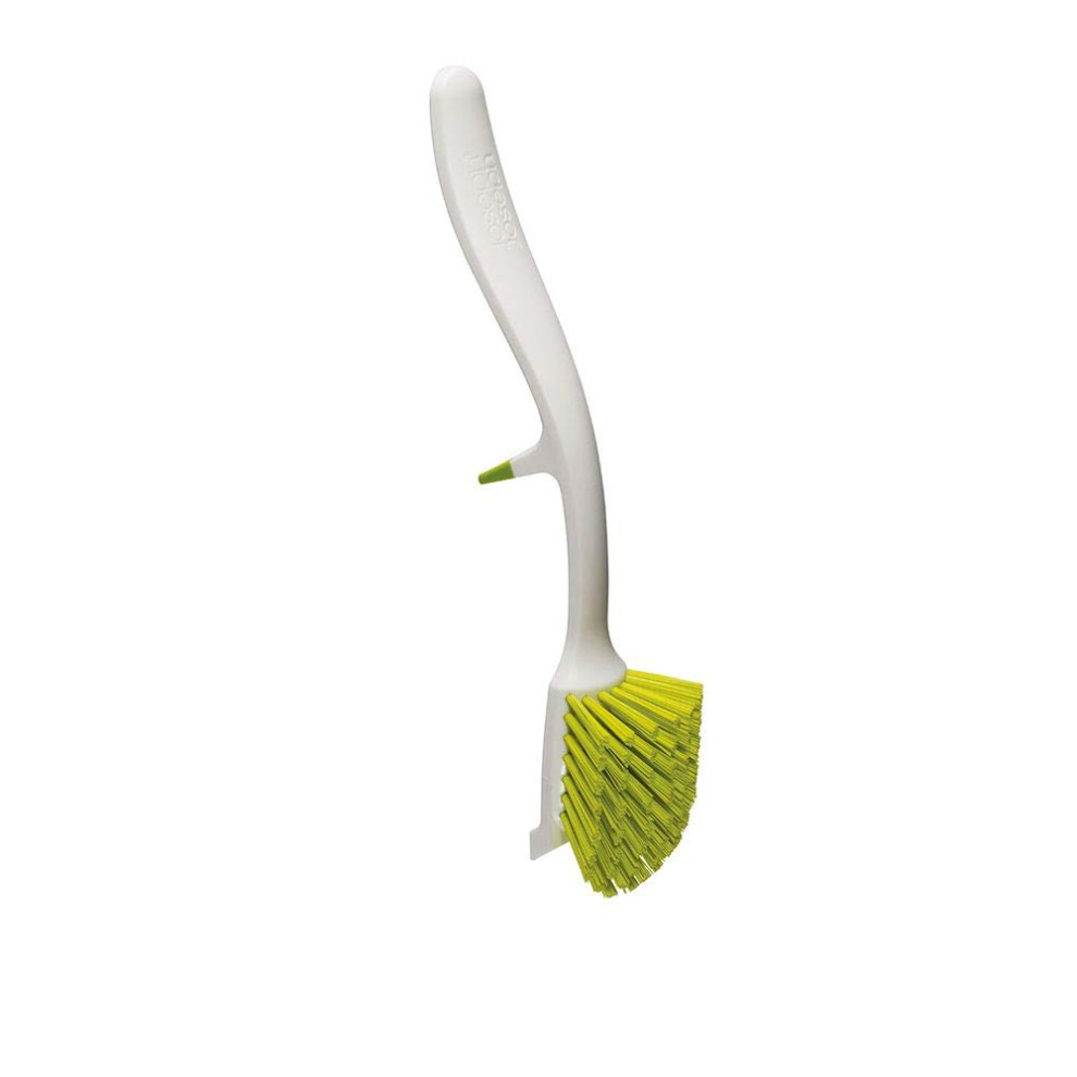 Joseph Joseph 85025 Edge Dish Brush with Integrated Sink Rest  green