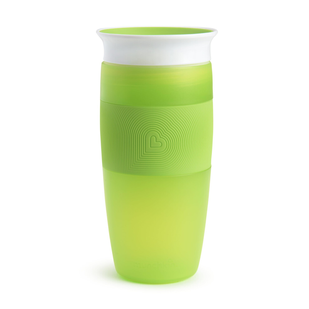 Munchkin Miracle 360 Toddler Sippy Cup  Spill Proof  14 Ounce  Green