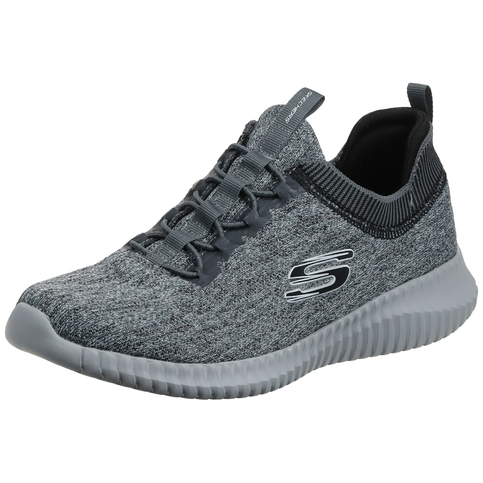 Skechers mens Elite Flex Hartnell Fashion Sneaker  Gray/Black  9.5 US