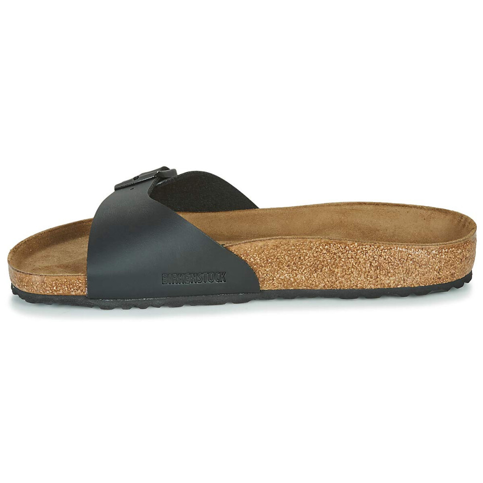 Birkenstock Women's Madrid Birko-Flor Sandal Black Birko-Flor 40 M EU