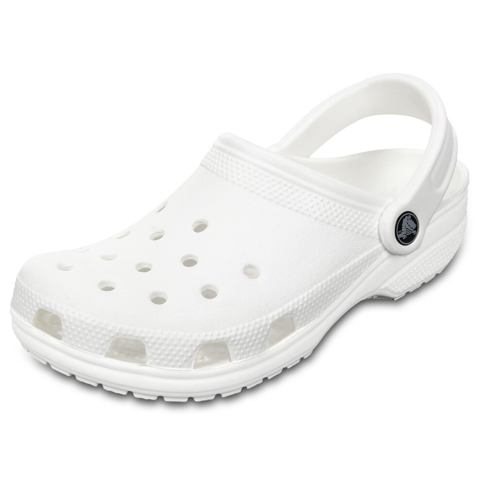 Crocs Unisex-Adult Classic Clogs (Best Sellers)  White  2 Men/4 Women