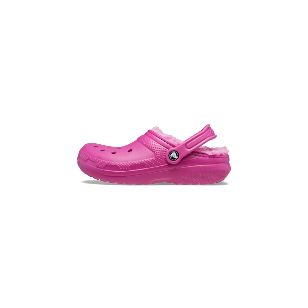 crocs Unisex classic Lined clog Fuchsia Fun Mens 13  Womens 15 Medium