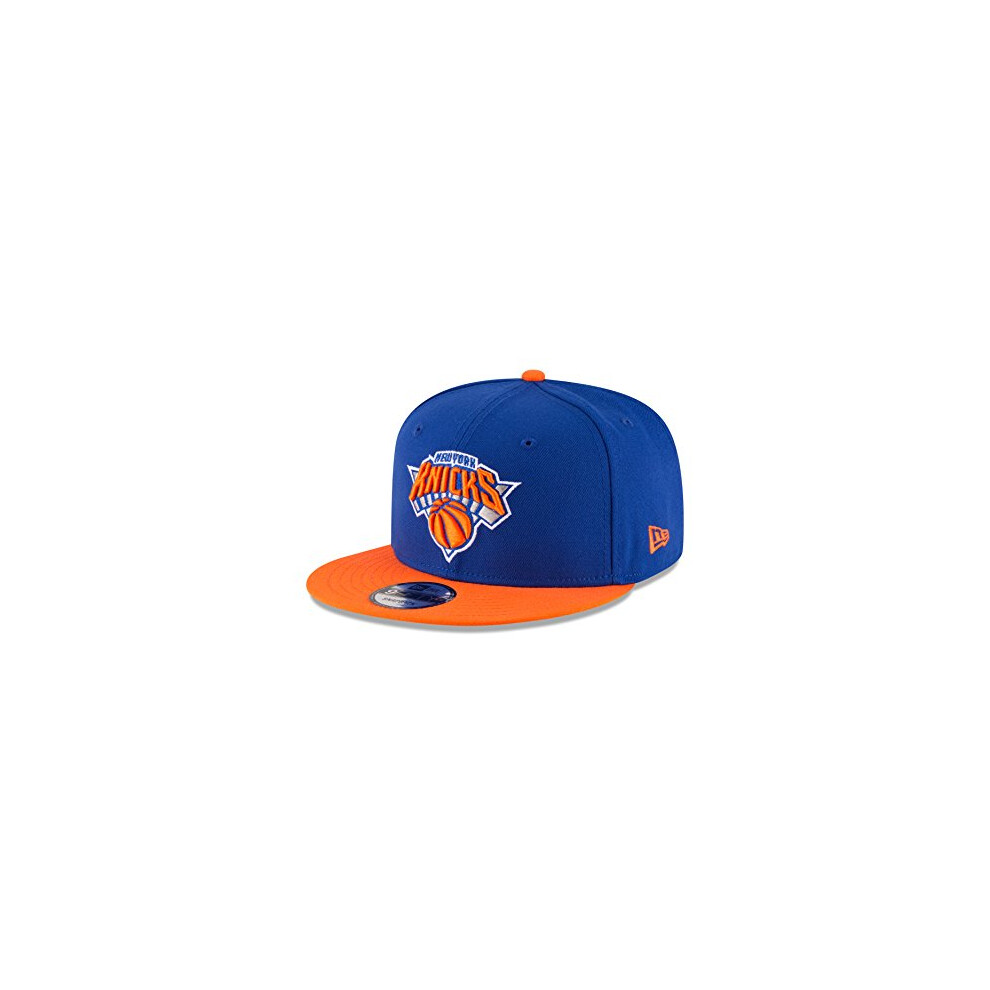 NBA New York Knicks Adult Men NBA 9Fifty 2Tone Snapback cap OSFA Blue