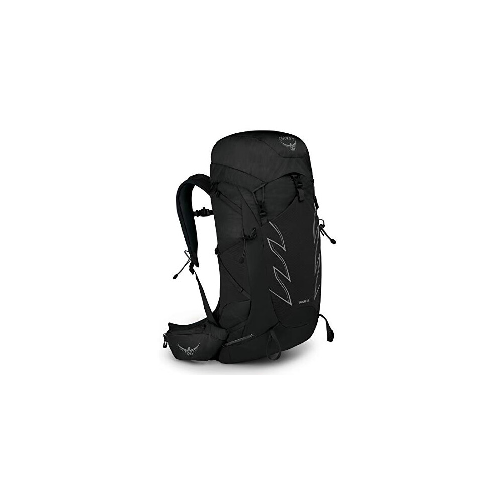 Osprey Talon 33L Mens Hiking Backpack with Hipbelt  Stealth Black  SM