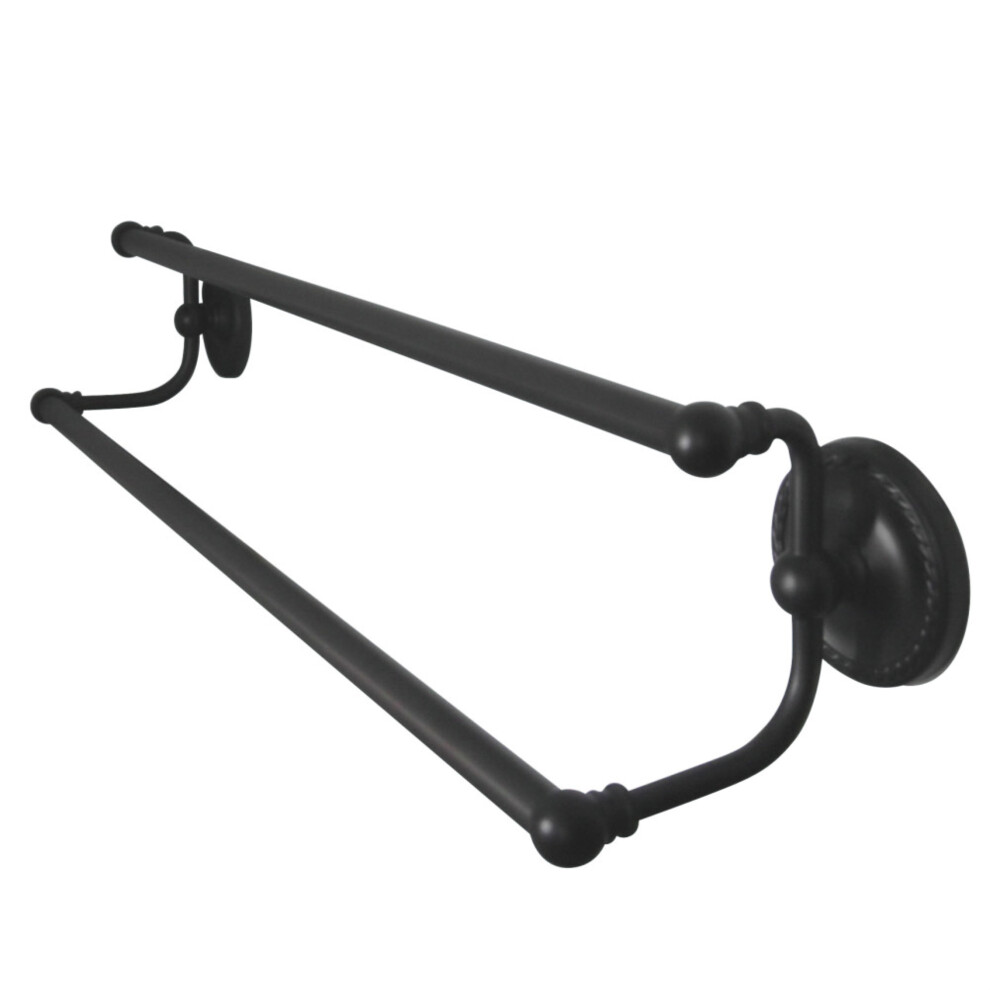 Kingston Brass BA913ORB Laurel 24"""" Dual Towel Bar  Oil Rubbed Bronze