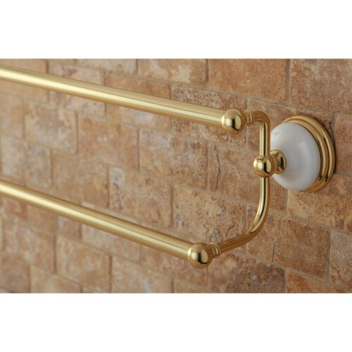 Kingston Kingston Brass BA1113PB Victorian 24 """" Dobbelth?ndkl?depoleret messing 1
