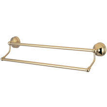 Kingston Brass BA116318PB Vintage 18" Dubbel Handdukshållare, Polerad Mässing