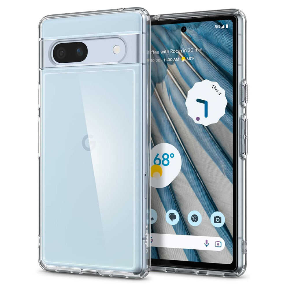 Spigen Ultra Hybrid Designed for Pixel 7a case (2023) - crystal clear