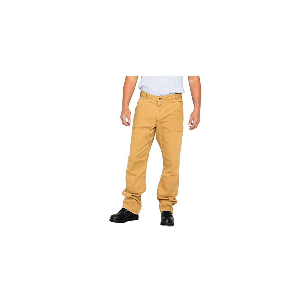 carhartt Mens Rugged Flex Rigby Double Front Pant  Hickory  40W X 34L