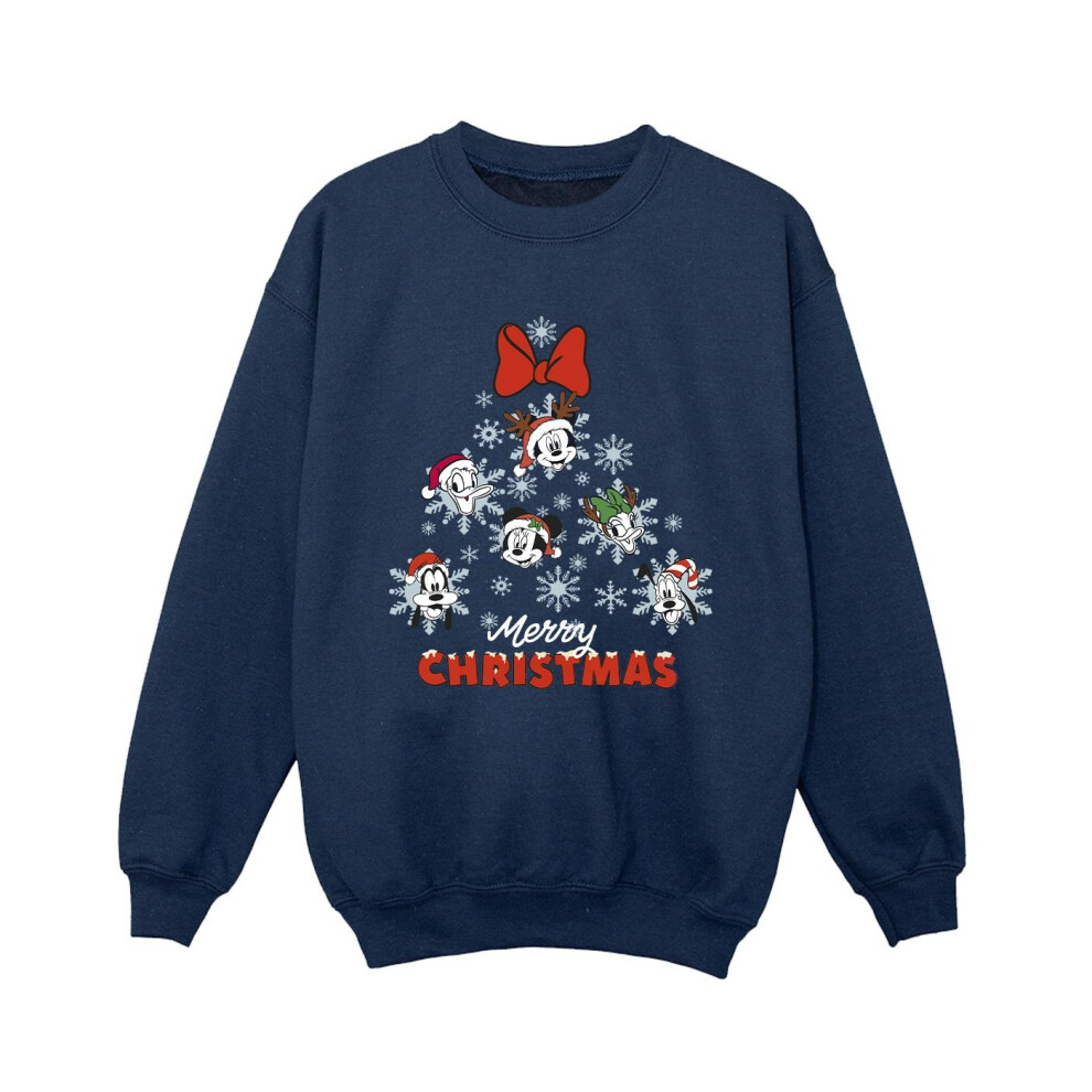 Mickey Mouse And Friends Christmas Tree Sweatshirt