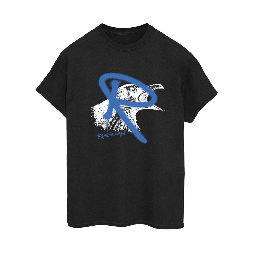 Ravenclaw Pop Spray Cotton Boyfriend T-Shirt