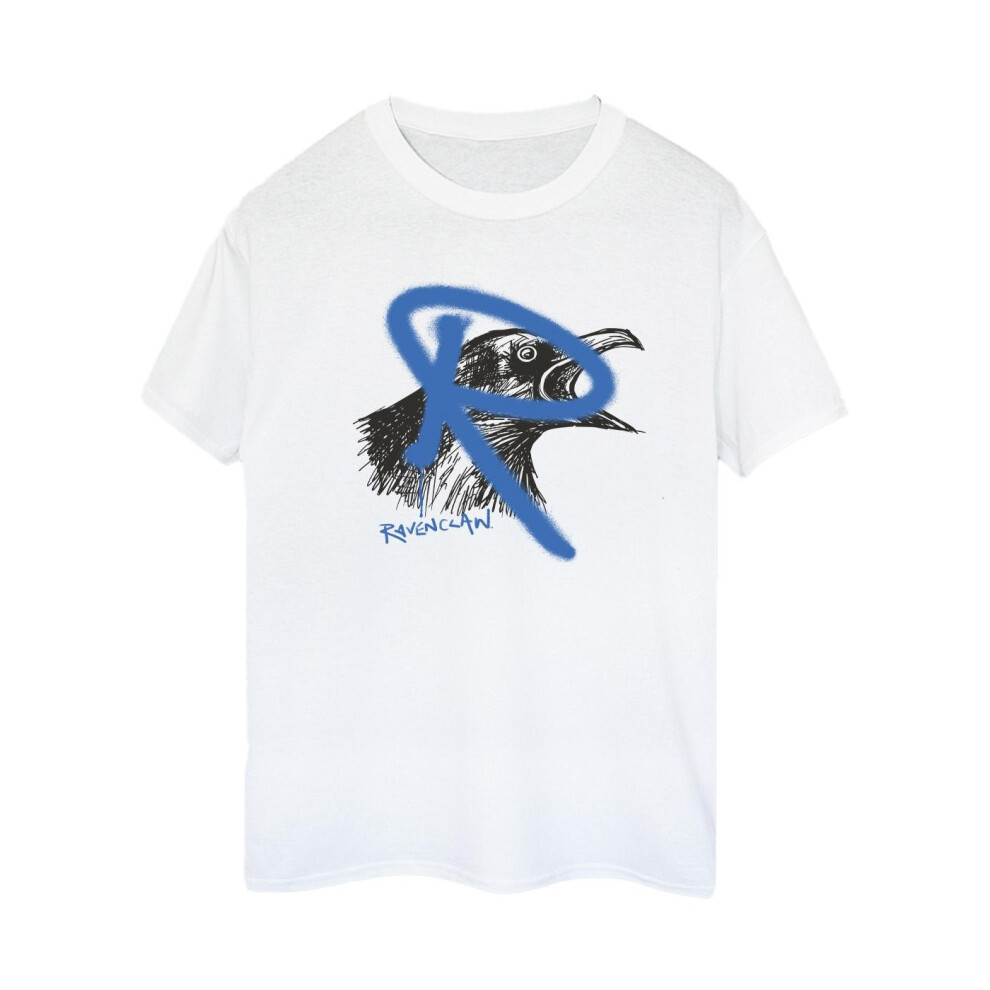 Ravenclaw Pop Spray Cotton Boyfriend T-Shirt