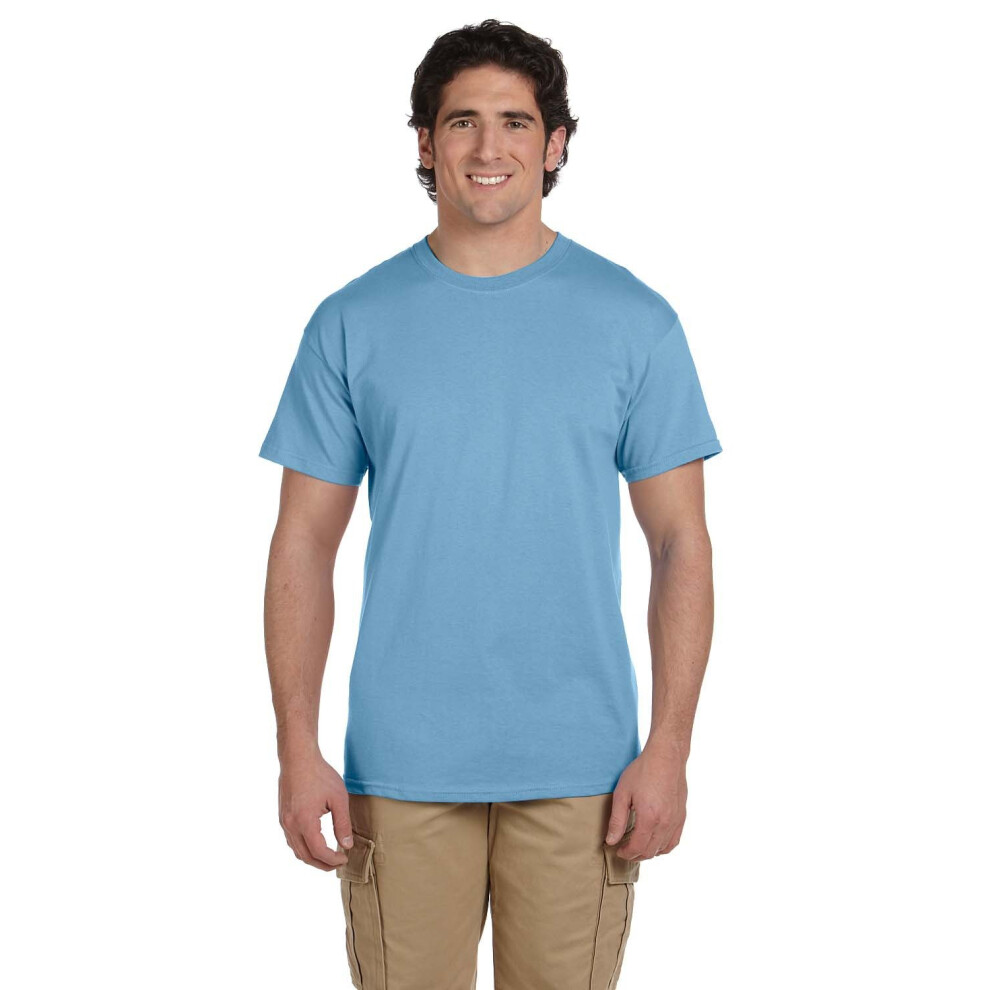 Fruit of the Loom 5 oz  100% Heavy cotton HD T-Shirt  3XL  Light Blue