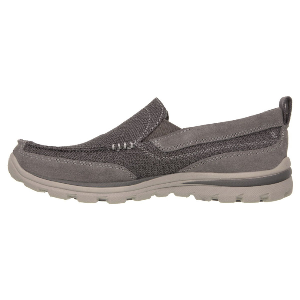 Skechers Men's Superior Milford Slip-On Loafer  Charcoal/Gray  8 D US