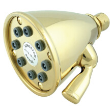 Kingston Brass K139A2 Victorian Jet Spray Shower Head Polished Brass