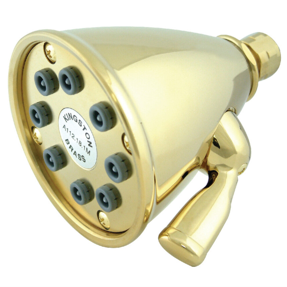 Kingston Brass K139A2 Victorian Jet Spray Shower Head  Polished Brass-image-OPC-PFKKTS2-NEW