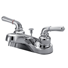 Robinet de salle de bain central Kingston Brass KB251 de 4 po, chrome poli