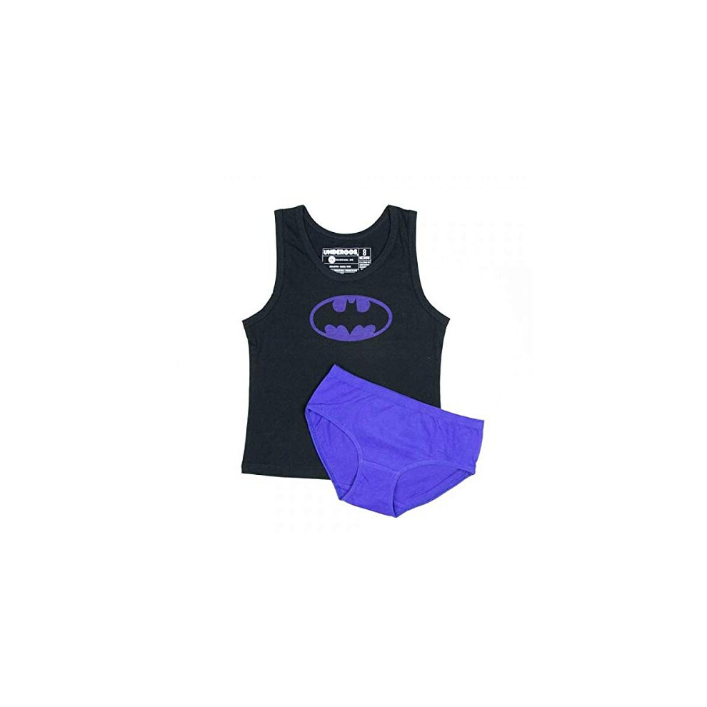 BioWorld girls Batman Batgirl Underwear Tank Set  Extra Small 4  Multi