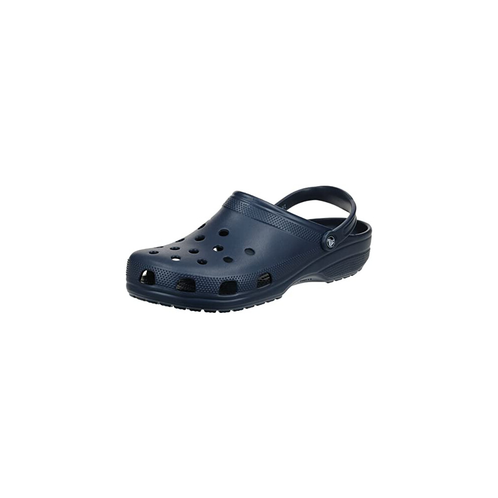 Crocs Unisex-Adult Classic Clogs (Best Sellers)  Navy  12 Women/10 Men