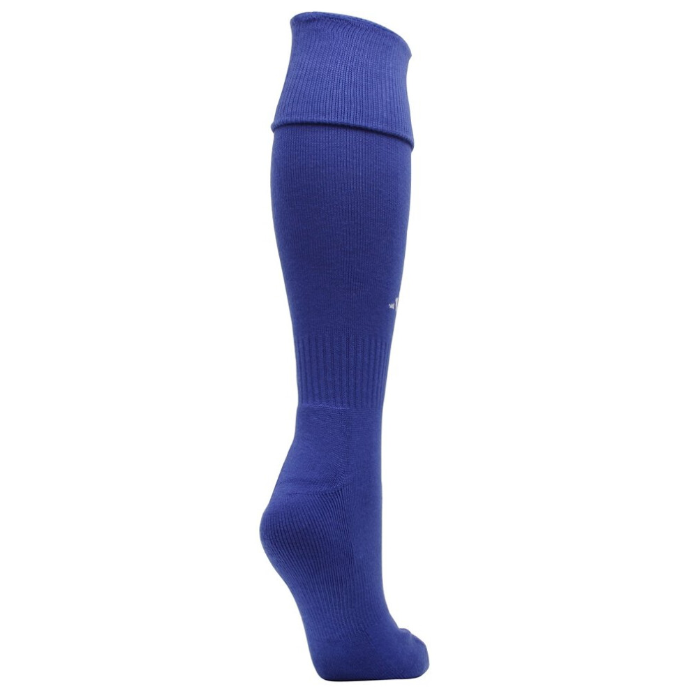 adidas Unisex Field Soccer/All Sport Sock (1-Pair)  Cobalt/White  9-13