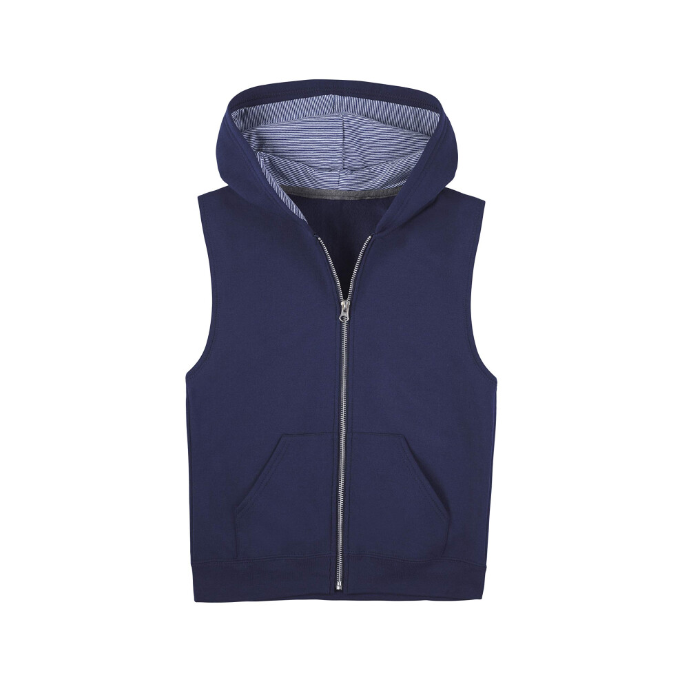 Fruit of the Loom boys Fleece & Sweatpants Vest  Vest - Navy  Small US