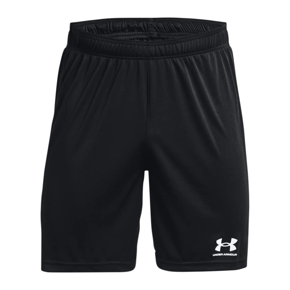 Under Armour Mens challenger core Shorts   Black (001)White   3X-Large