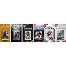 MLS New England Revolution 6 verschiedene lizenzierte Sammelkarten-Team-Sets