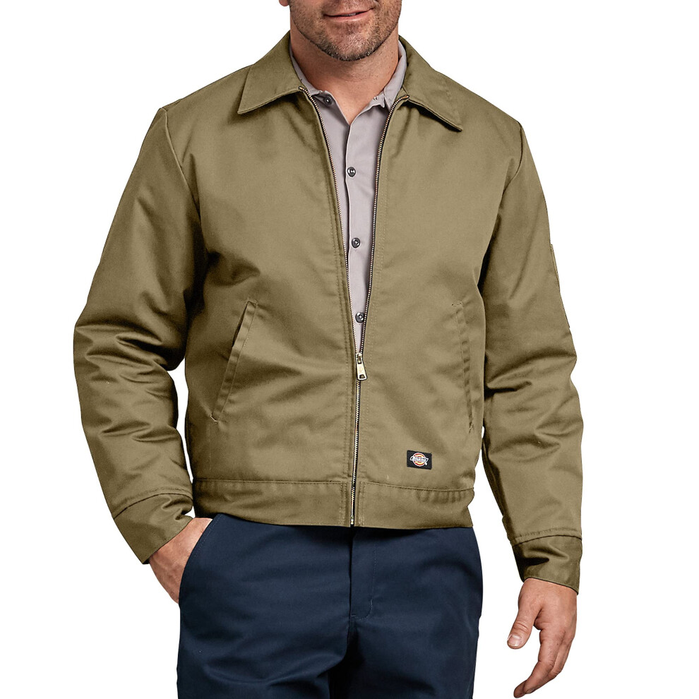 Dickies Mens Big-Tall Insulated Eisenhower Jacket  Khaki  X-Large Tall