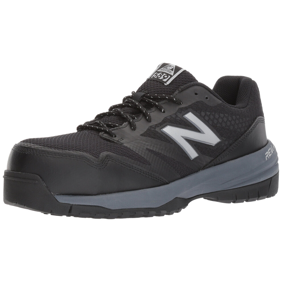 New Balance Men's Composite Toe 589 V1 Industrial Shoe  Black/Gray  17