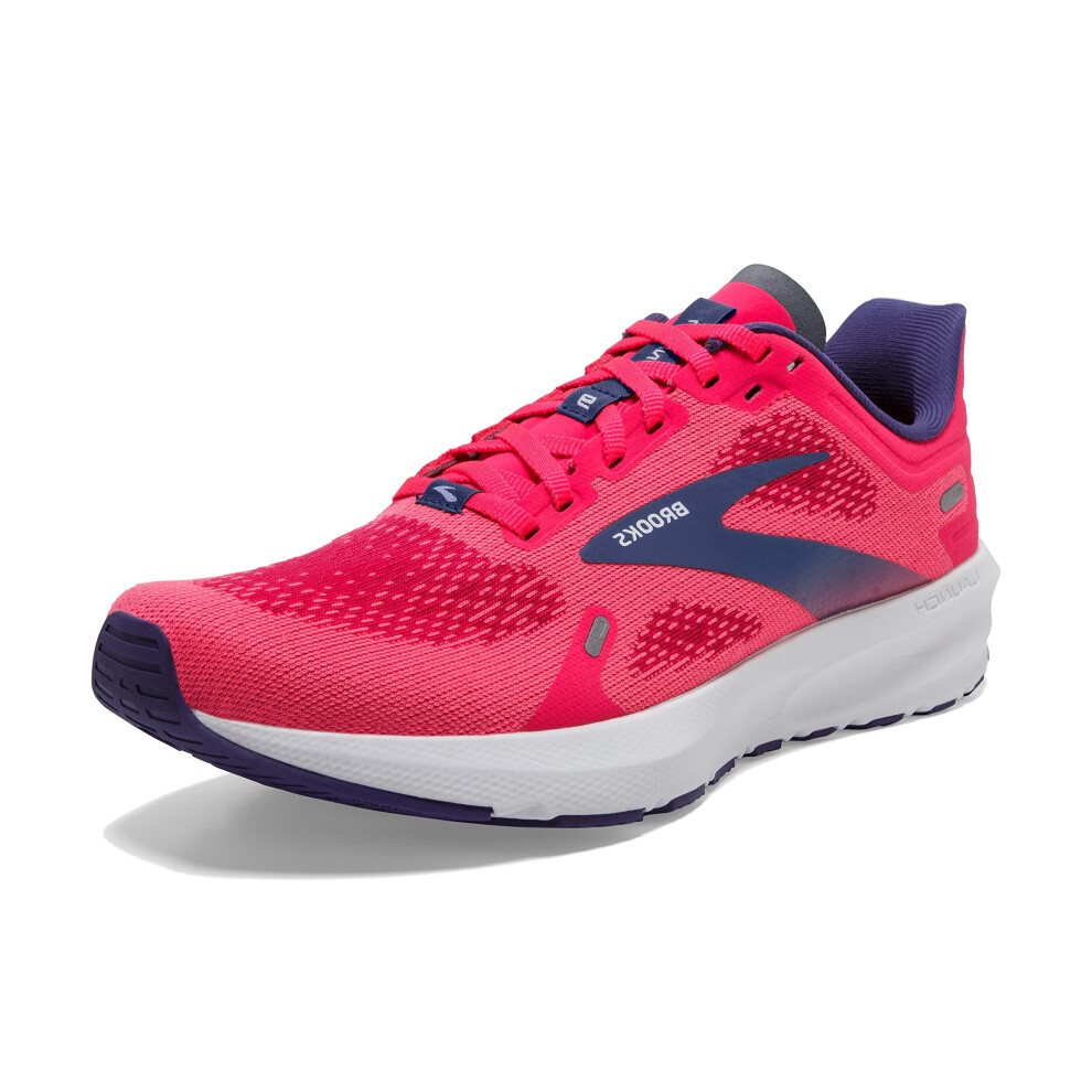 Brooks Women?s Launch 9 Neutral Running Shoe - Pink/Fuchsia/Cobalt - 9