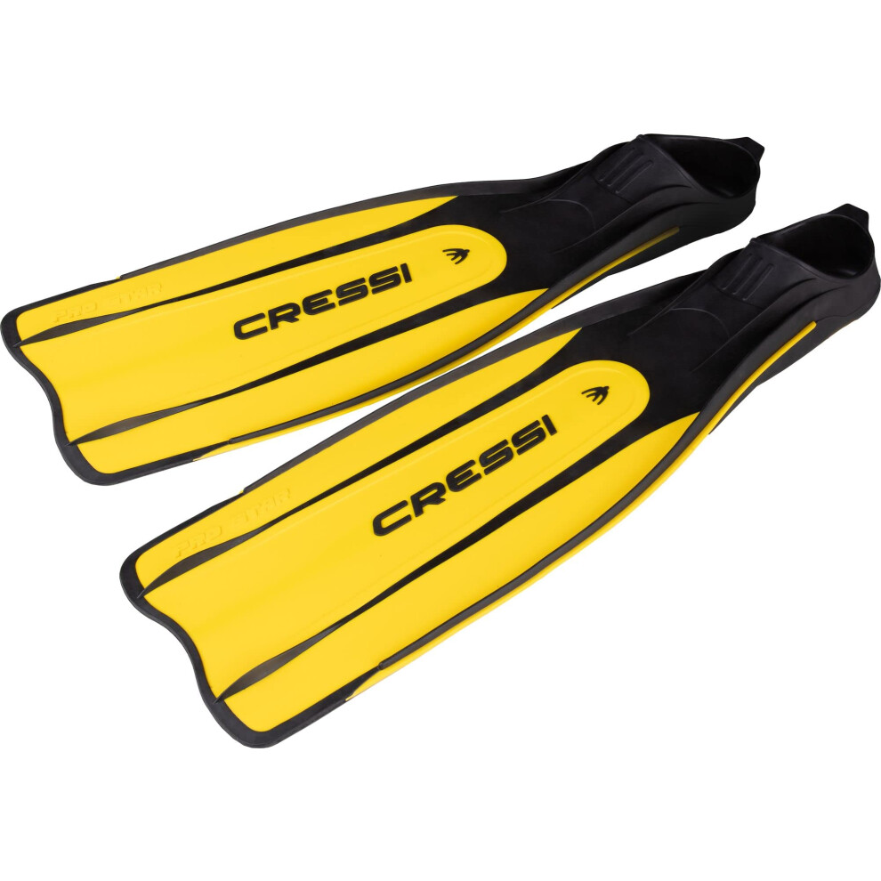 Cressi Pro Star  Yellow  EU 45/46  US Man 11.5/12.5  US Lady 12.5/13.5