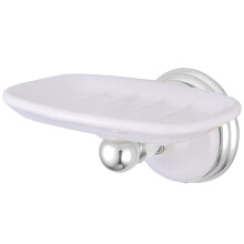 Kingston Brass BA1115C viktorianische Seifenschale zur Wandmontage, poliertes Chrom