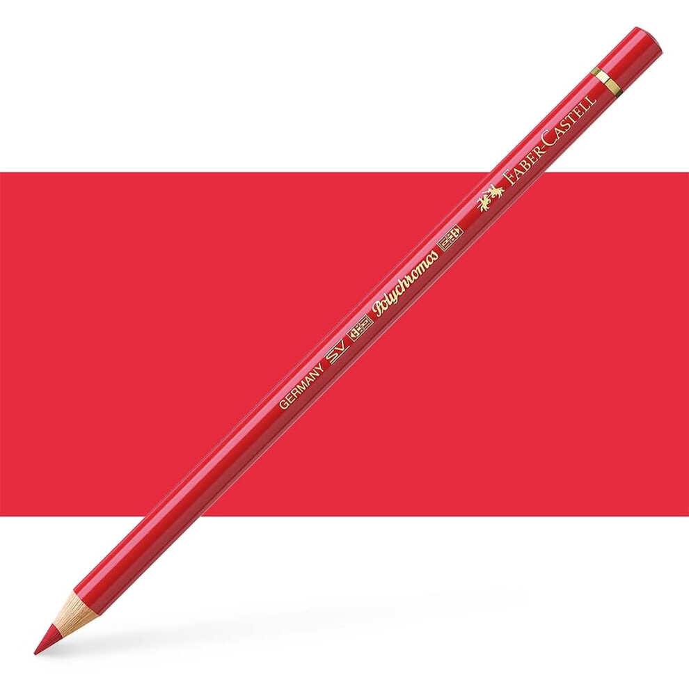 Faber-Castell Polychromos Artists' Single Pencil - Colour 223 Deep Red