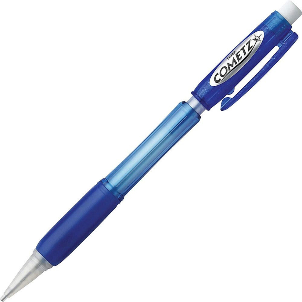 Pentel AX119C Cometz Mechanical Pencil  HB #2  .9mm  Blue (Pack of 12)