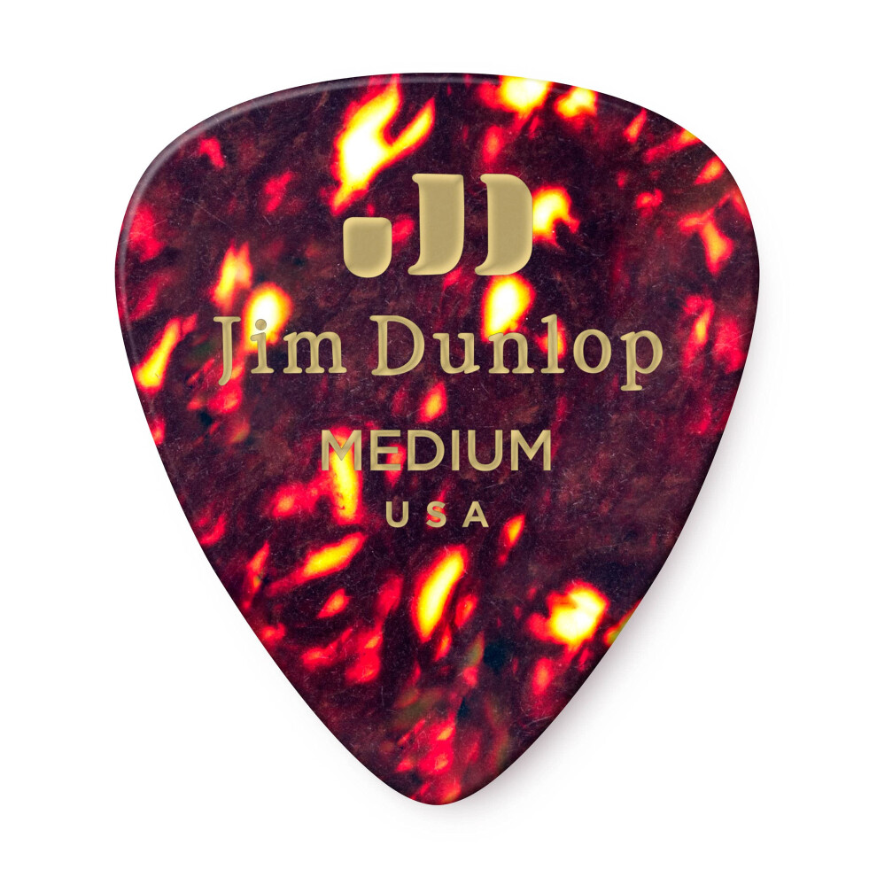 JIM DUNLOP 483P05MD Genuine Celluloid  Shell  Medium  12/Player's Pack