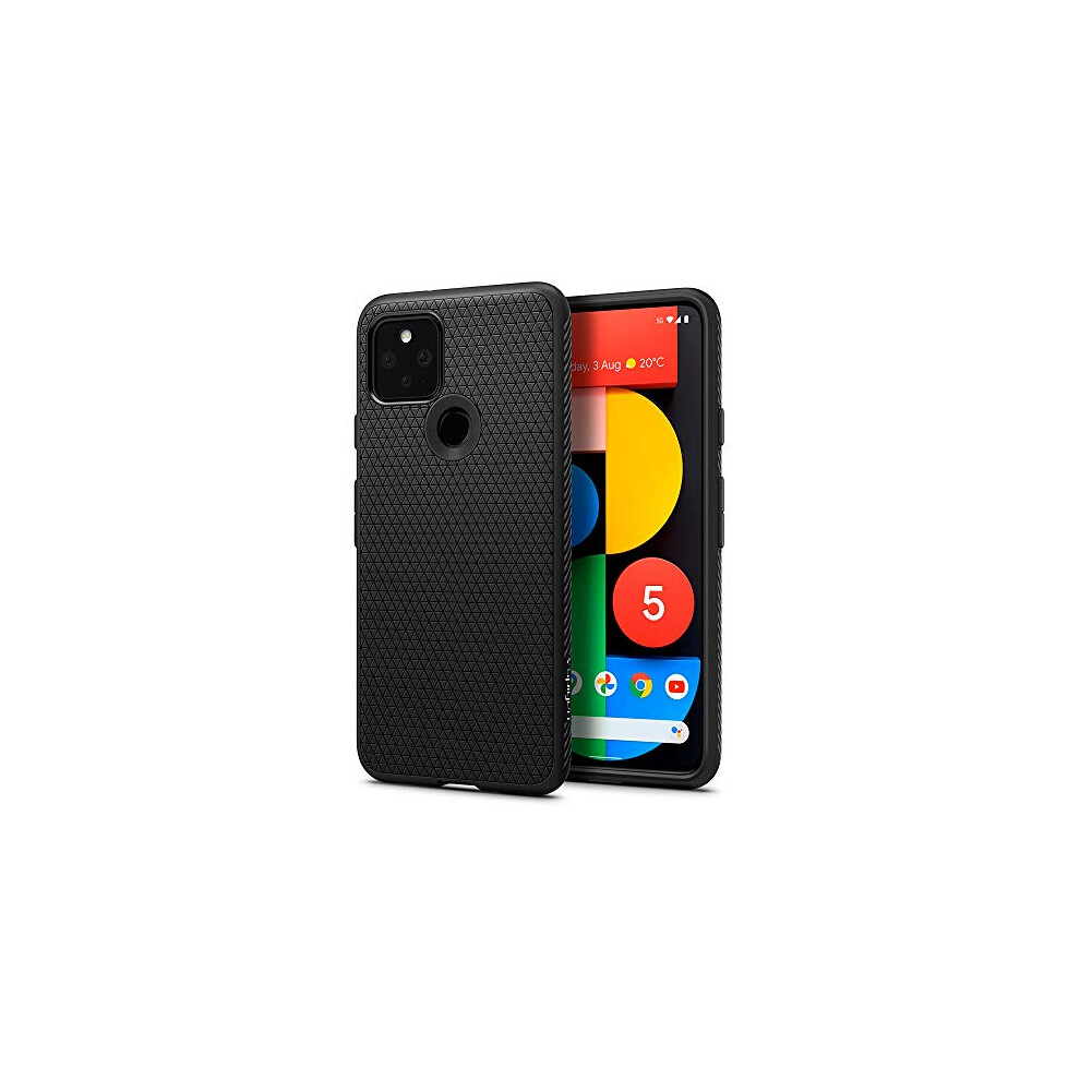 Spigen Liquid Air Armor Designed for Pixel 5 Case (2020) - Matte Black