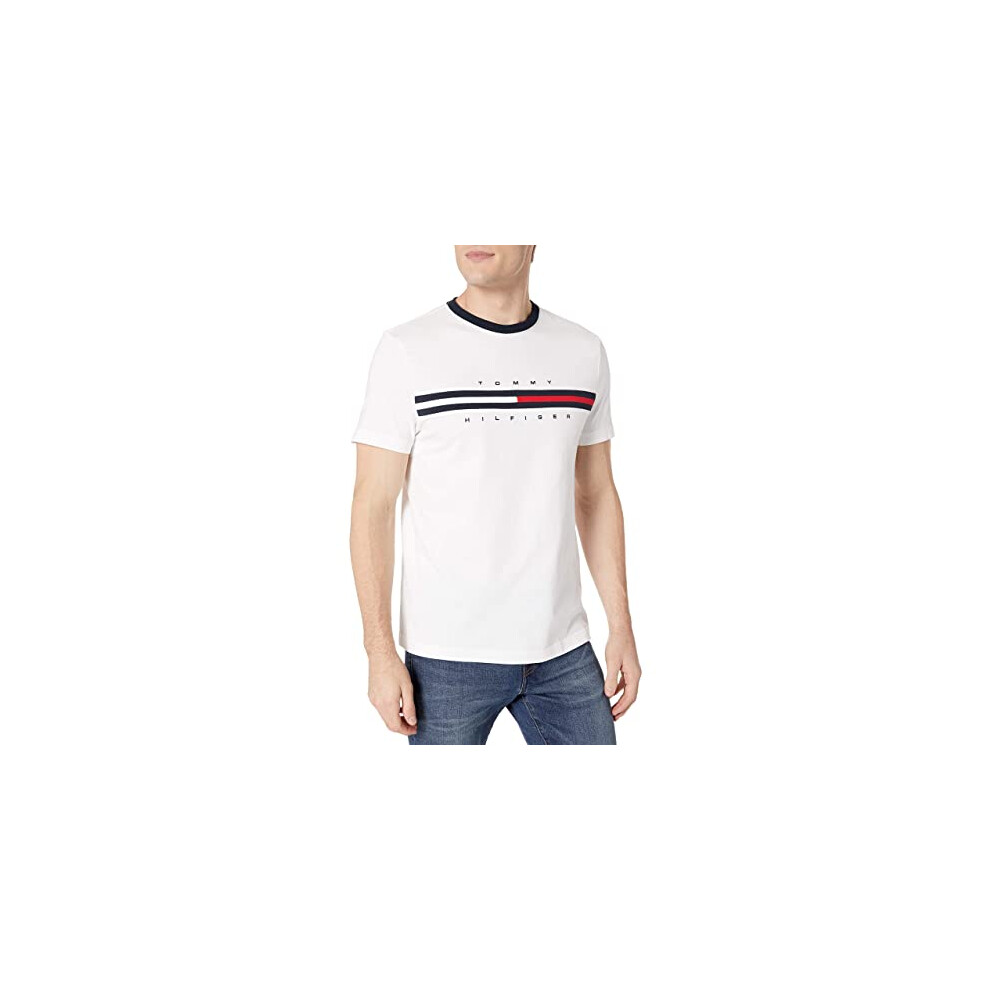 Tommy Hilfiger mens Bt Tino Tee T Shirt  Bright White  4X-Large Big US