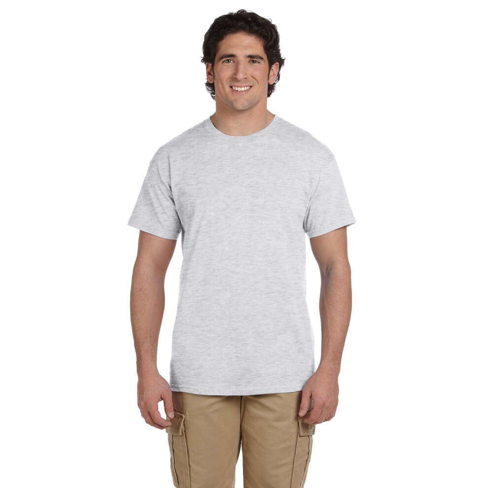 Fruit of the Loom mens 5 oz 100% Heavy cotton HD T-Shirt(3931)-ASH-6XL