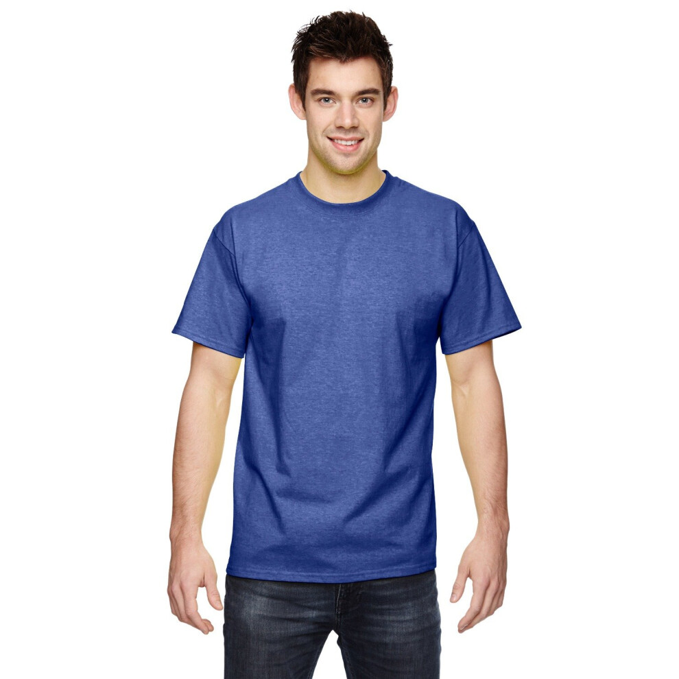 Fruit of the Loom 5 oz  100 Heavy cotton HD T-Shirt  3XL  Admiral Blue