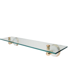 Kingston Brass BA1119PB Victorian Cosmetic Glass Shelf Polished Brass